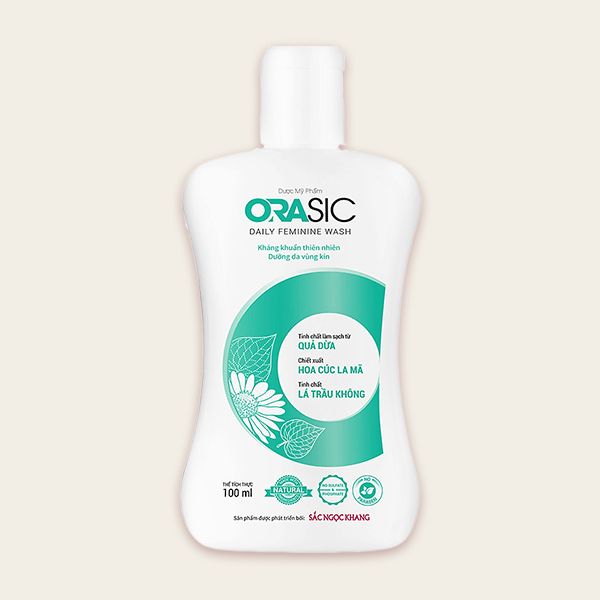 DUNG DỊCH VỆ SINH PHỤ NỮ ORASIC (CHAI 100ML)