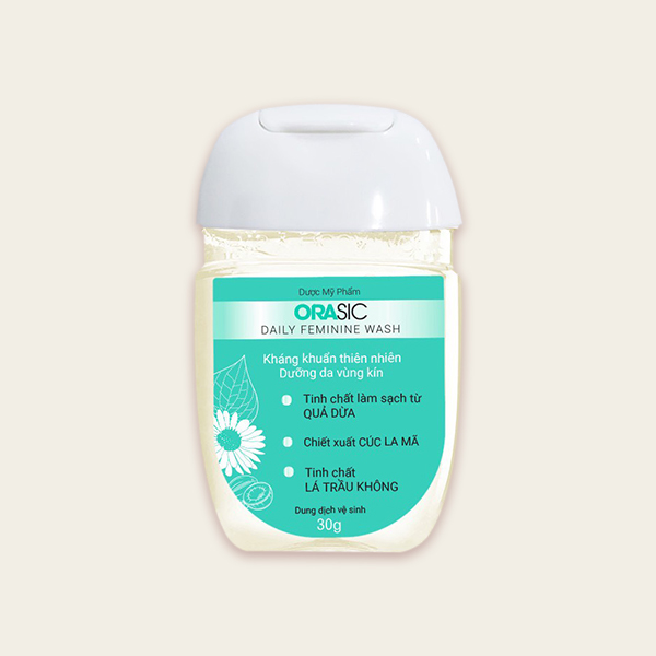 DUNG DỊCH VỆ SINH PHỤ NỮ ORASIC (CHAI 30ML)