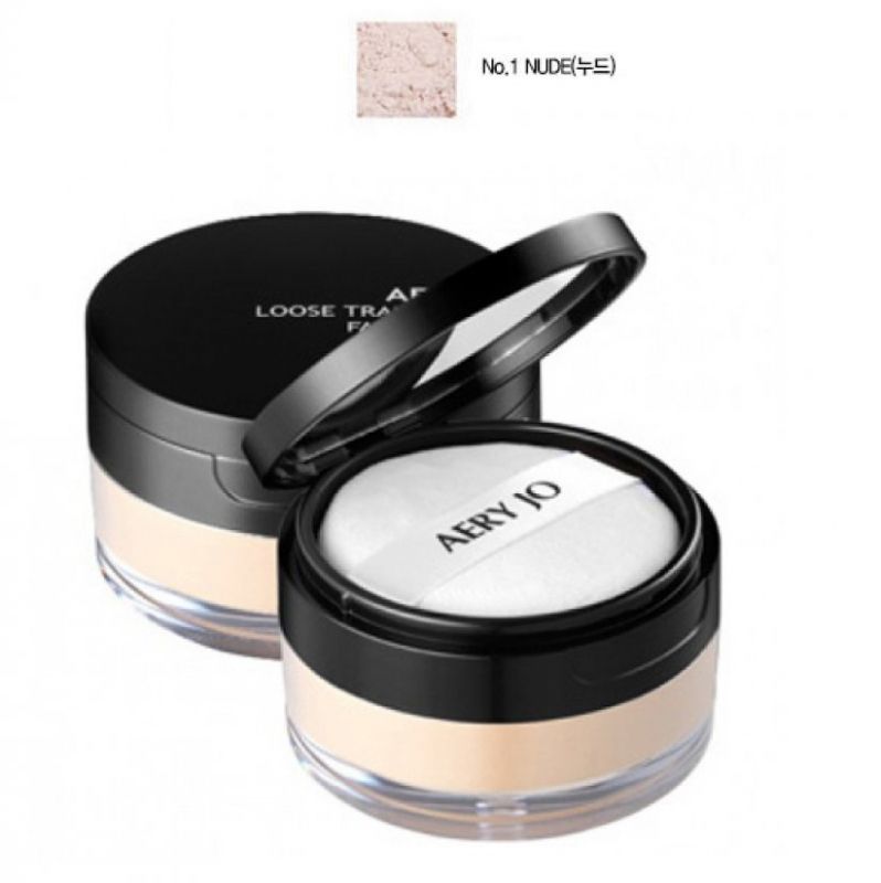 Milky Dress - Phấn bột che khuyết điểm Aery Jo Loose Translucent Face Powder #No02 - tông tối