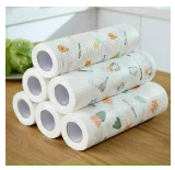 Khăn lau đa năng hoạ tiết size 25cm- 40 tờ (Kiện 120 cuộn)